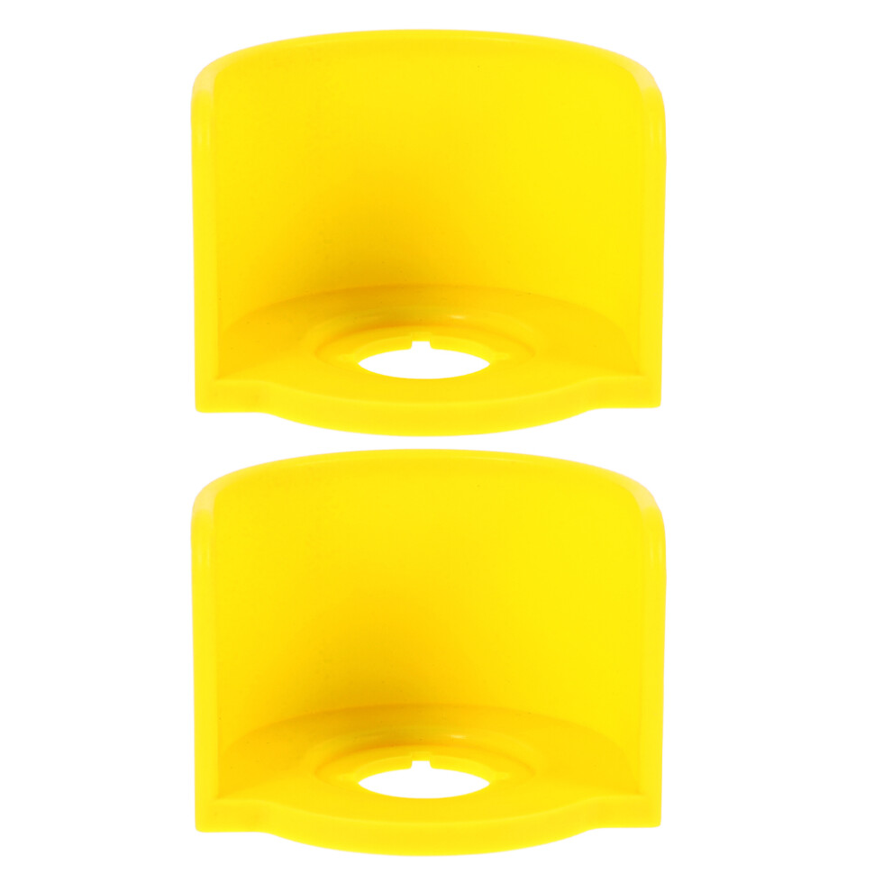 2 Pcs Emergency Stop Switch Cover Plastic Button Protector 3191123570055