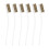 6pcs Copper Wire Brush for Rust Grease Welding Slag Cleaning 1