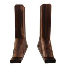 2pcs Wooden Fence Base for Trellis & Privacy Screen