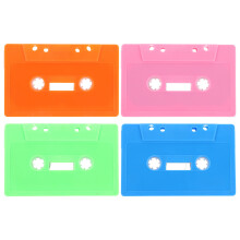 4pcs Blank Audio Cassettes for DIY Music & Mixtapes