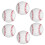 6pcs Practice Baseballs for Indoor Outdoor Training 11