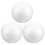 3 Pcs Hollow Foam Balls Polystyrene Craft Spheres Decor 1