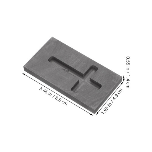 2pcs High Temperature Graphite Crucible Mold for Aluminum Casting 1