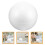 3 Pcs Hollow Foam Balls Polystyrene Craft Spheres Decor 11