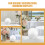3 Pcs Hollow Foam Balls Polystyrene Craft Spheres Decor 9