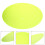 Acrylic Turntable Mat Vinyl Record Player Pad Fluorescent Yellow 9
