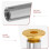 2pcs Brass Handle Rivets for Wooden Repair 8