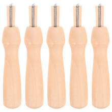 5 Sets Wooden Felting Needle Pens Punch Tools for Craft Work