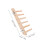 6-Step Wooden Cat Wall Steps Climbing Frame 3