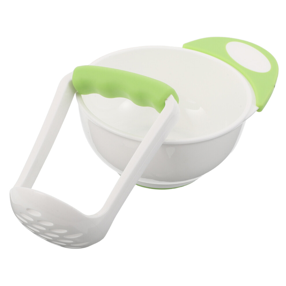 1 Set Portable Baby Food Masher Bowl for Travel Outdoor Use-image-OPC-PKCPG8Y-NEW