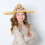 Handwoven Bamboo Dance Hat for Kids Conical Cap 7