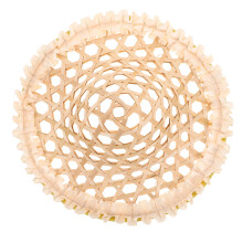 Handwoven Bamboo Dance Hat for Kids Conical Cap