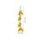 2pcs Artificial Mango String Lifelike Fake Fruit Kitchen Decor 2
