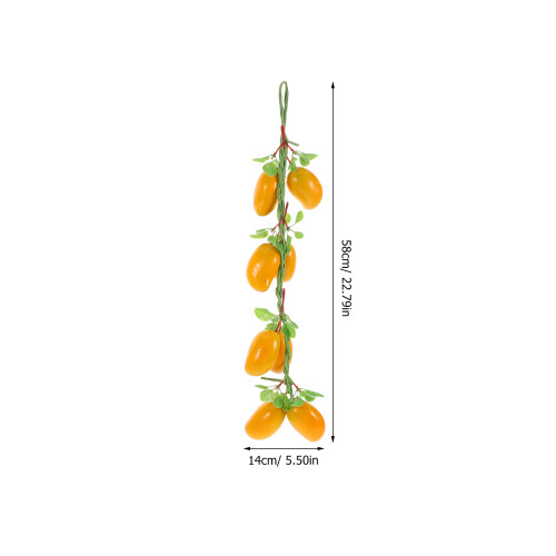 2pcs Artificial Mango String Lifelike Fake Fruit Kitchen Decor 1