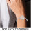 Heart Photo Locket Bracelet Adjustable Rhinestone Keepsake Bangle 9