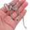 Heart Photo Locket Bracelet Adjustable Rhinestone Keepsake Bangle 4