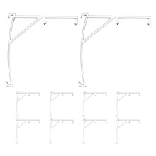10pcs Clear Plastic Valance Clips for Window Blinds