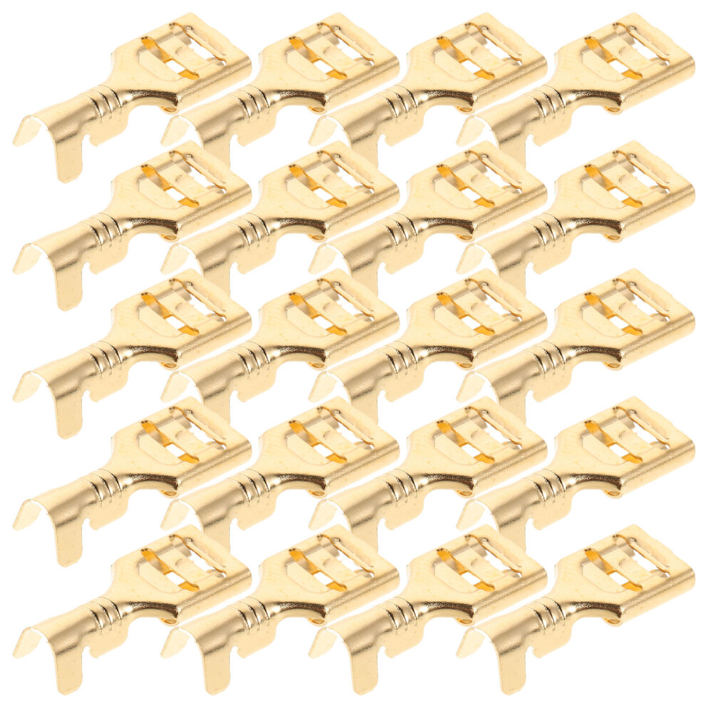 100Pcs 6.3Mm Female Spade Connectors Automotive Crimp Terminals 3191123597854