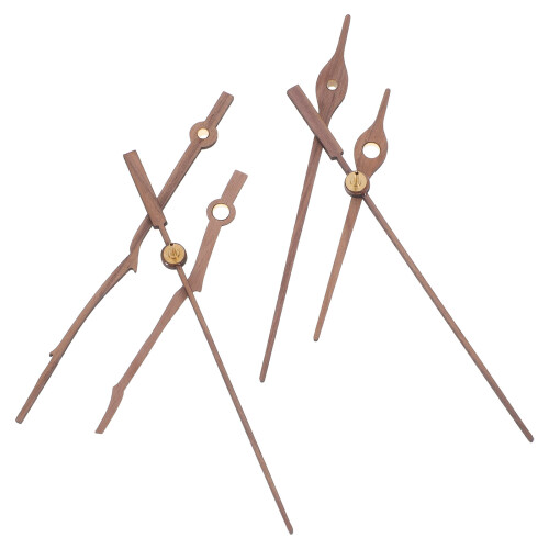 2 Sets DIY Wood Clock Hands Replacement for Accurate Timekeeping