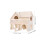Wooden Hamster Cage Double Layer Exploring Toy for Squirrel 3