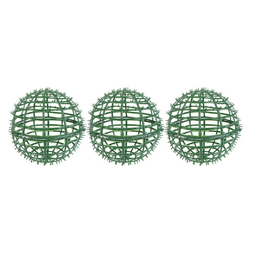 3pcs Artificial Plant Topiary Ball Support Cage Plastic Frame
