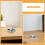 3pcs Cute Panda Mini Desktop Stapler Portable for Office Home School 9