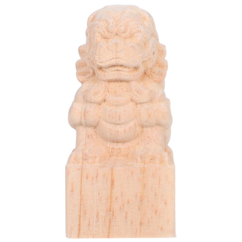 Lion Head Wooden Finials for Newel Posts Balusters Bed Frames