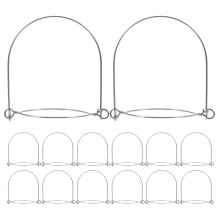 15pcs Stainless Steel Mason Jar Hangers for 70mm Jars