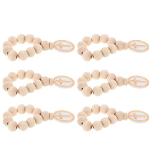 Wooden Beads Rosary with Crucifix for Baby, Bridal, Communion
