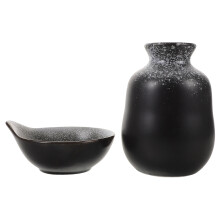 1 Set 400ml Porcelain Sake Set with Tokkuri Bottle & Ochoko Cups