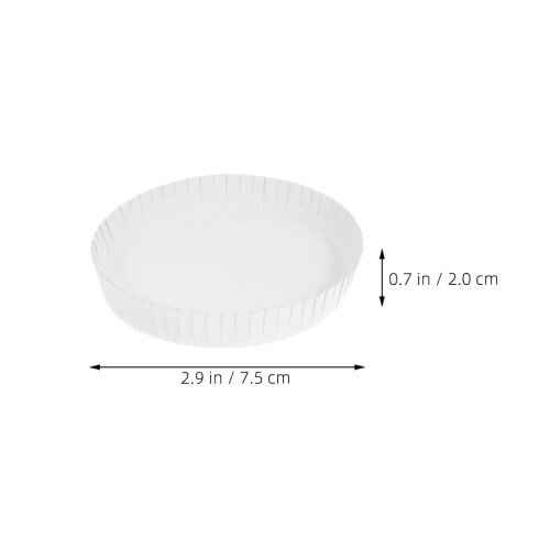 200pcs 7.5cm Paper Cup Lids Spill-Proof for Glassware 2