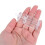 Clear Acrylic Slide Bolt Lock for Doors Windows 4
