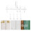 Clear Acrylic Slide Bolt Lock for Doors Windows 11