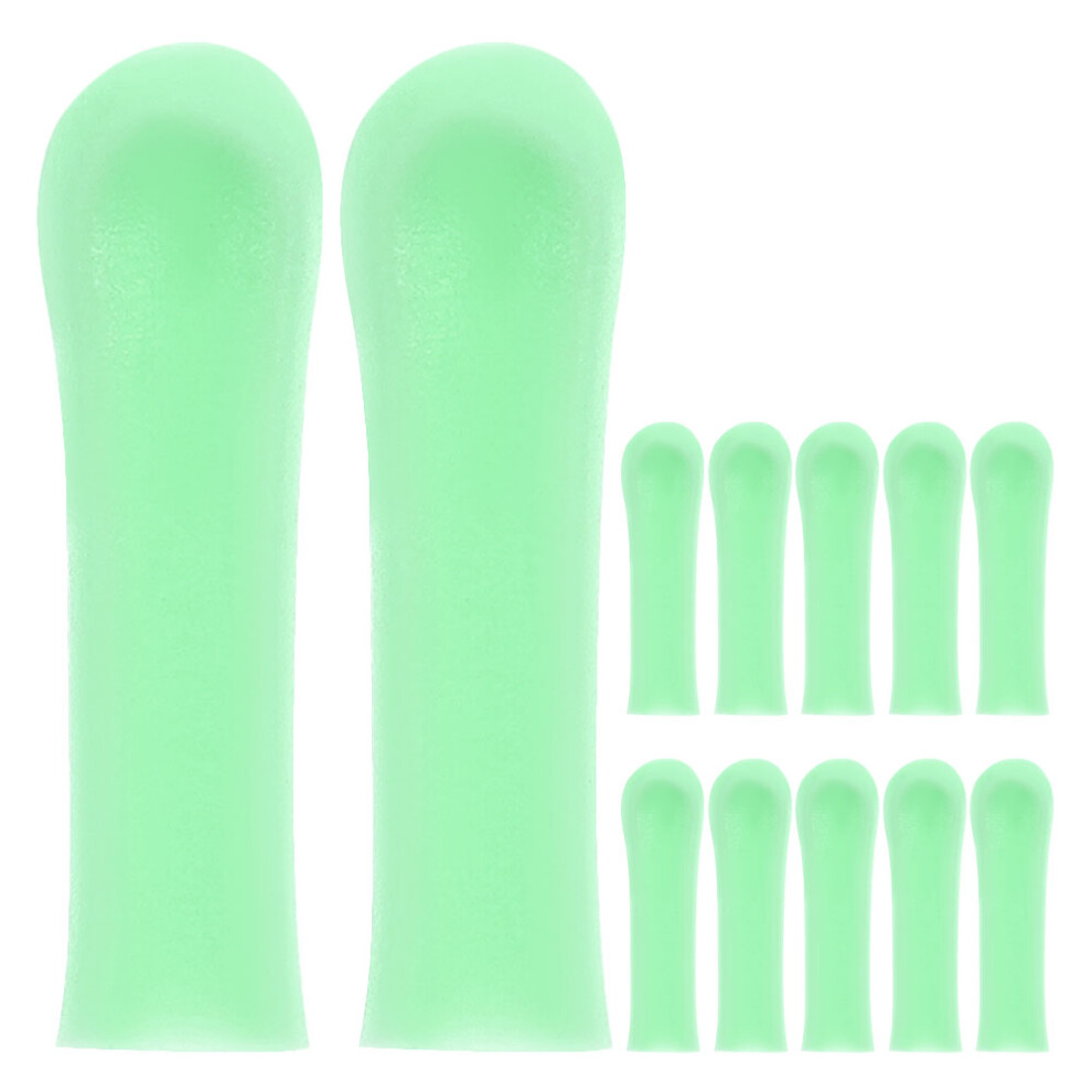 Ohphcall 12Pcs Silicone Ear Wax Removal Covers Reusable