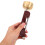Hand Bell: Copper Prayer Bell with Automatic Handle for Temple Use 4