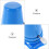 7pcs Clockwork Walking Movement Plastic Wind-Up Robot Toy Parts 9
