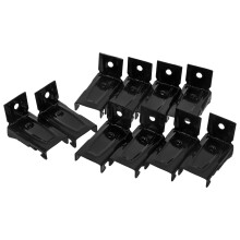 10pcs Flexible Curtain Track Wall Mount Brackets Bendable Rail