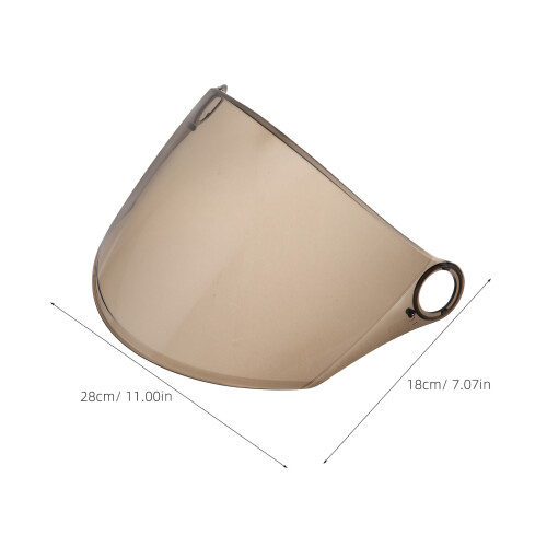 Winter Motorcycle Full Face with Visor - Brown 1