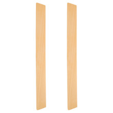 2pcs Wooden Door Ramp for Wheelchairs and Robot Vacuums