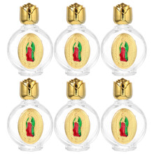 6pcs 15ml Holy Water Bottles Glass Religious Containers
