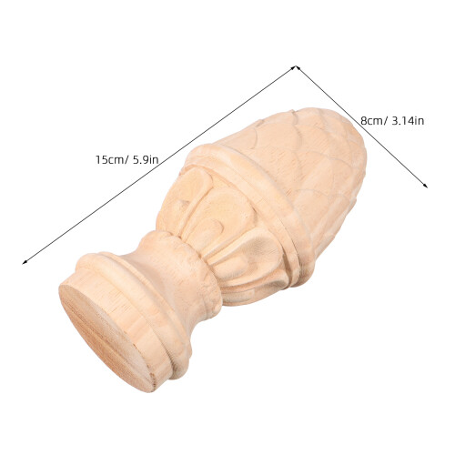 Wood Finials for Bed Posts, Curtain Rods, Staircases 2