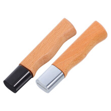 2pcs Wood Replacement Cutter Handle Ergonomic Kitchen Grip