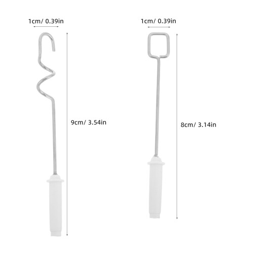 2pcs Mixer Head Spiral Paddle for Resin Art Studio 1