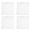 4pcs Acrylic Stamp Block Set With Grid Lines For Crafting 11