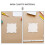4pcs Acrylic Stamp Block Set With Grid Lines For Crafting 8