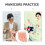 Silicone Manicure Practice Foot Model for Acrylic Nail Tips Training 8