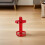 2pcs Fire Extinguisher Wall Mount Bracket Holder Red 5