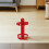 2pcs Fire Extinguisher Wall Mount Bracket Holder Red 6