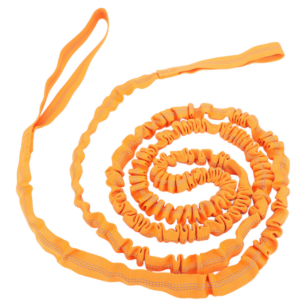 Orange Nylon Bike Tow Rope Cycling Traction Pull Strap for Towing and Camping-image-OPC-PKCPKPS-NEW