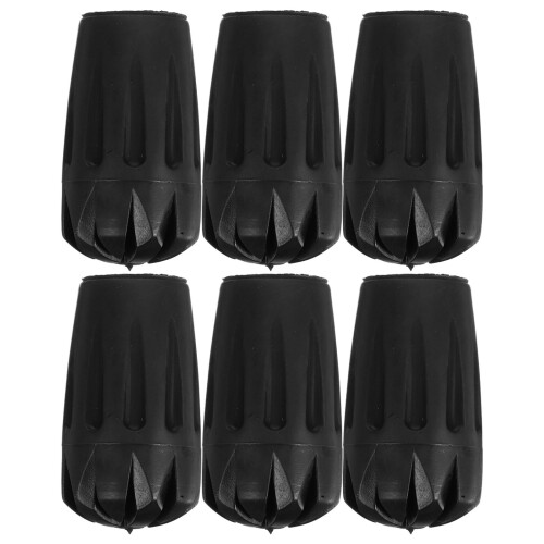 6pcs Trekking Pole Tips Replacement for Walking Hiking Poles